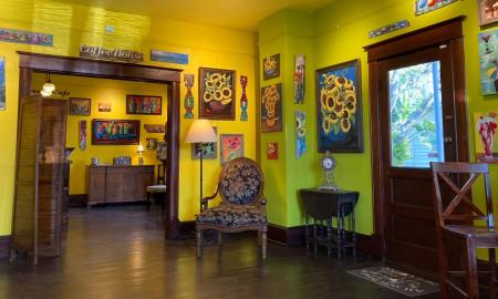 The entryway of the shop