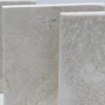 Squares of marble and granite