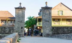 The City Gate in St. Augustine, part of the old walled city