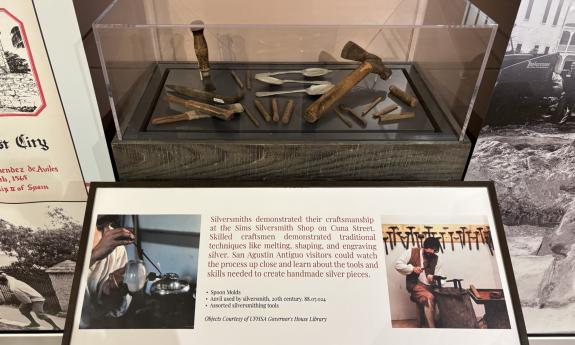 Silversmith tools from the Spanish period in St. Augustine