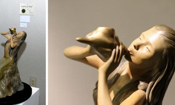 The St. Augustine Art Association's annual Tactile Art Show features a variety of touchable art, including pottery, sculpture and fiber art.