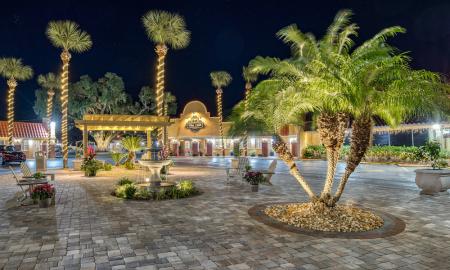 Villa 1565 at Night in St. Augustine, Fl